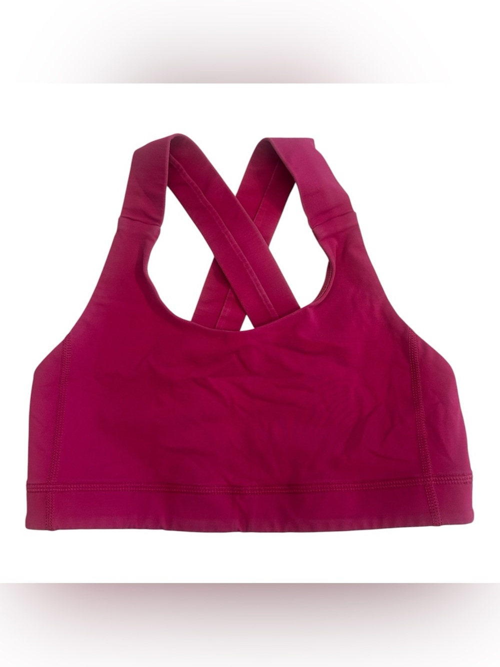 lululemon athletica Cross-Back Sports Bra - Deep Berry